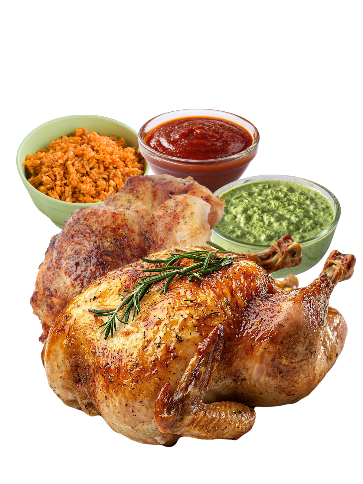 1½ Pollo Rostizado